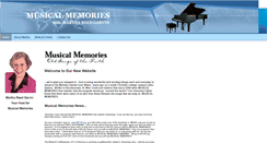 Desktop Screenshot of musicalmemoriestv.com