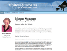 Tablet Screenshot of musicalmemoriestv.com